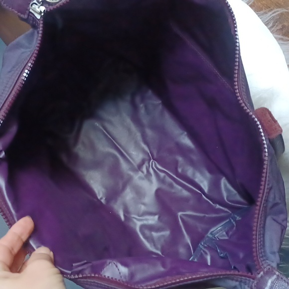 Longchamp Large Purple Tote Bag - Picture 10 of 16